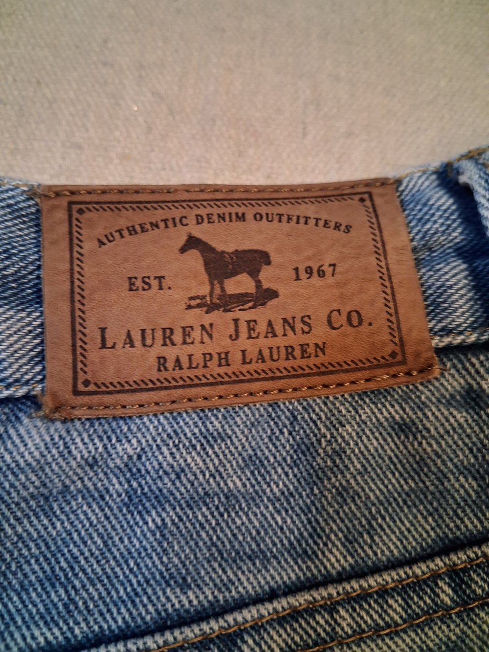 Ralph Lauren-Lauren Jeans Co Straight-Leg Denim Jeans Women's Size 14 - Picture 3 of 7